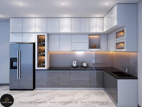 Mẫu tủ bếp đẹp 2022-Vietkit Home