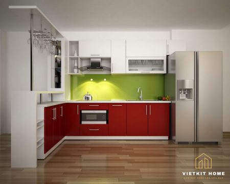 Tủ bếp Acrylic- Nội Thất Vietkit Home