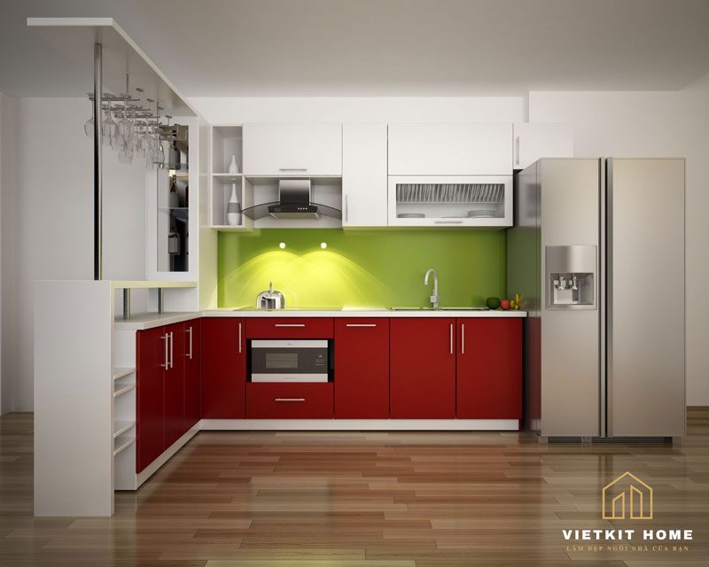 Tủ bếp Acrylic- Nội Thất Vietkit Home