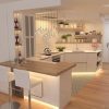 Tủ bếp có Quầy Bar Đẹp 2021- Vietkit Home