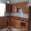 Mẫu Tủ Bếp Gỗ Sồi Nga Đẹp giá rẻ-vietkithome, Tủ Bếp Gỗ Sồi Nga