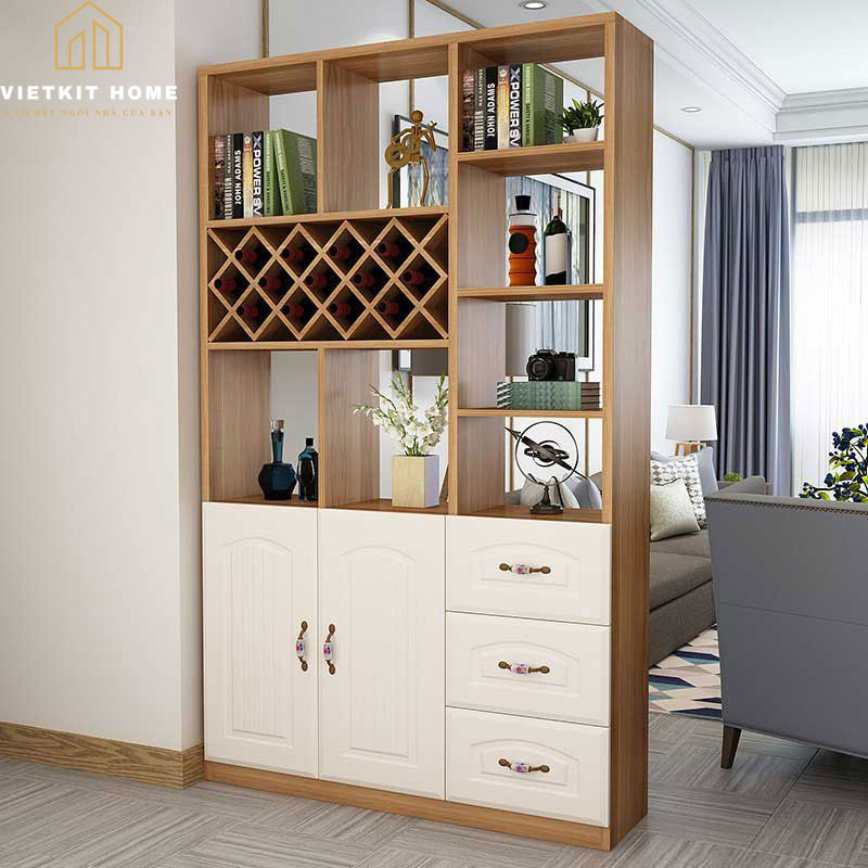 Tu-go-trang-tri-de-ho-so-vietkithome Mẫu tủ rượu Đẹp 2021 trong phòng khách- Vietkit Home