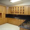 Tủ bếp Gỗ Dổi| Nội Thất Vietkit Home