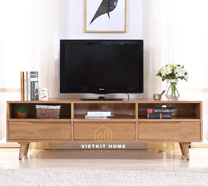 ke-tivi-go-soi-vietkithome Kệ tivi đẹp- Vietkit Home