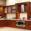 Tủ bếp gỗ xoan đào- Gỗ Xoan Đào Vietkit Home