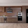 Mẫu Tủ Bếp Gỗ Óc Chó Chữ I- Vietkit Home giá ưu đãi 2021