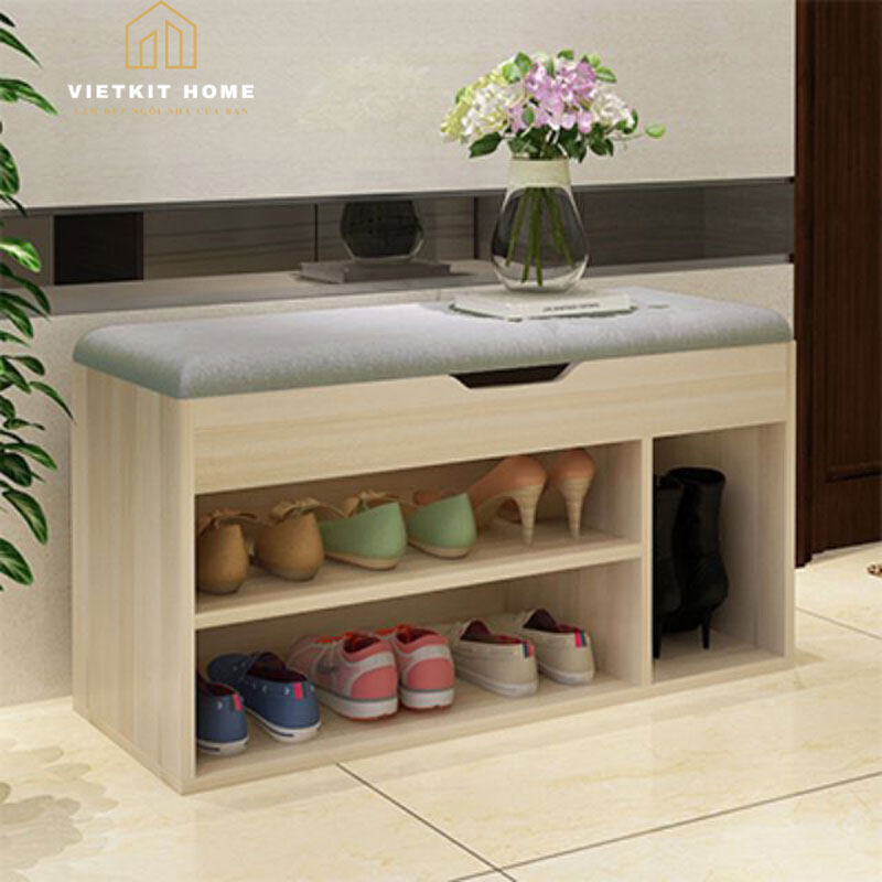 me-tu-giay-dep-vietkit-home Mẫu tủ đựng giày Đẹp 2021 trong phòng khách- Vietkit Home