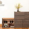Mẫu tủ đựng giày Đẹp 2021 trong phòng khách- Vietkit Home