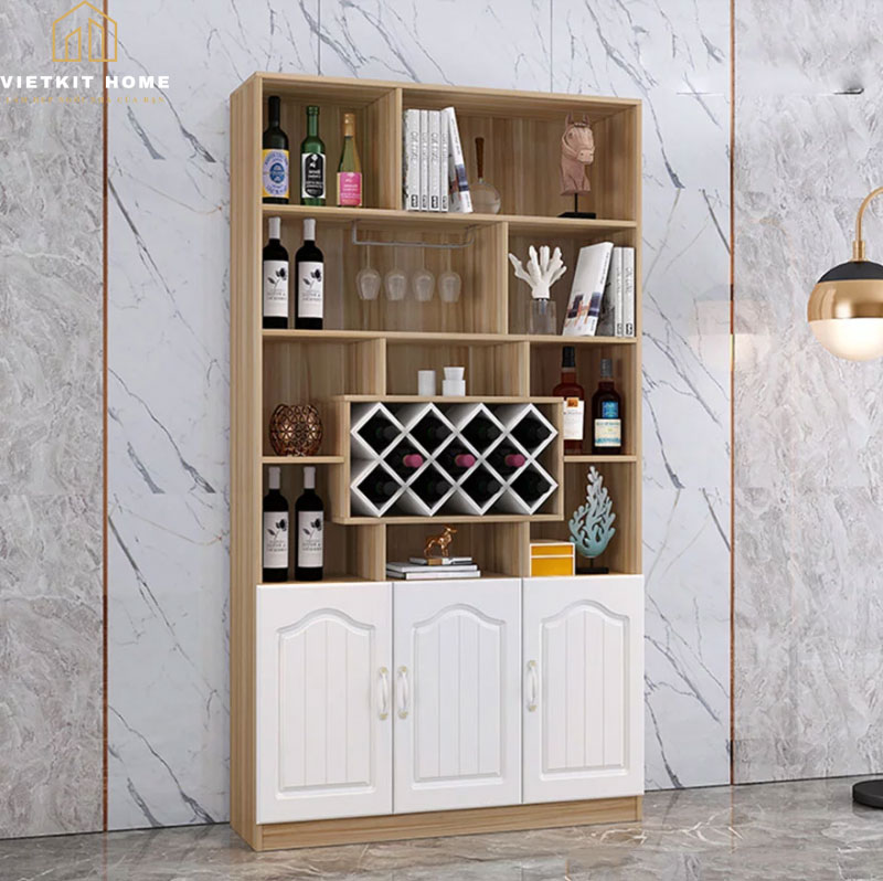 tu-ruou-dep-vietkithome Mẫu tủ rượu Đẹp 2021 trong phòng khách- Vietkit Home