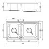 Chậu rửa bát Malloca MS 2076E