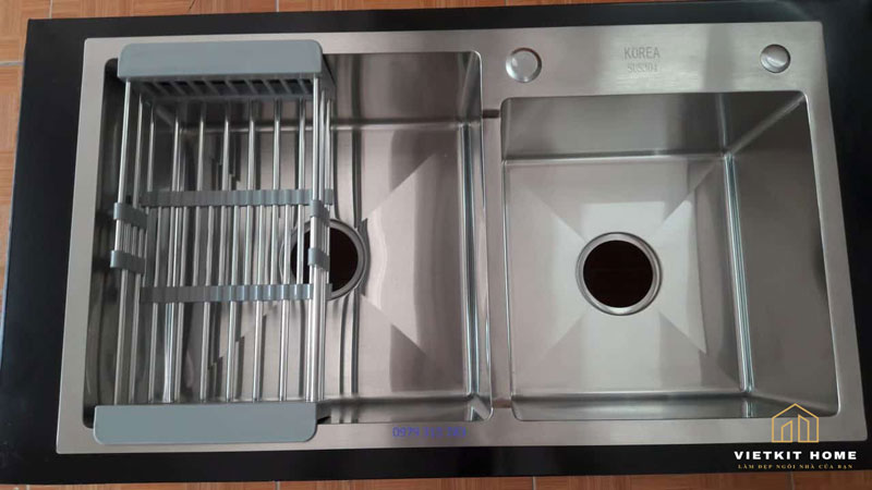 Chậu-Rửa-Bát-SUS--304-Hàn-Quố--8245 Chậu rửa bát inox KOREA SUS 304 KTC8245-304