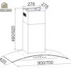 Máy hút mùi cao cấp Canzy CZ 3688 NEW