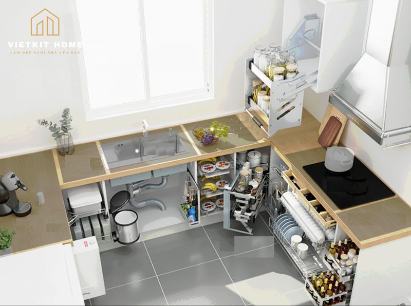 phụ kiện tủ bếp tiêu chuẩn- Vietkit Home
