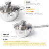 Bộ nồi Fivestar 5 món vung kính- Vietkit Home