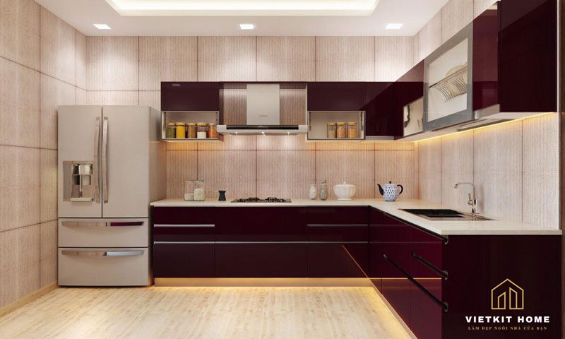 Tủ bếp đẹp an cường- Vietkit Home