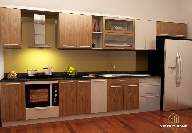 Tủ bếp đẹp an cường- Vietkit Home