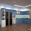 Làm nội thất tủ bếp cho khách hàng tại Long Biên