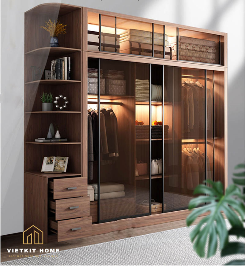 1tu-ao-canh-kinh-vietkithome-best-selling Tủ áo cánh kính, Xưởng Nội Thất Vietkit Home làm Tủ quần áo cánh kính uy tín giá tốt nhất thị trường.
