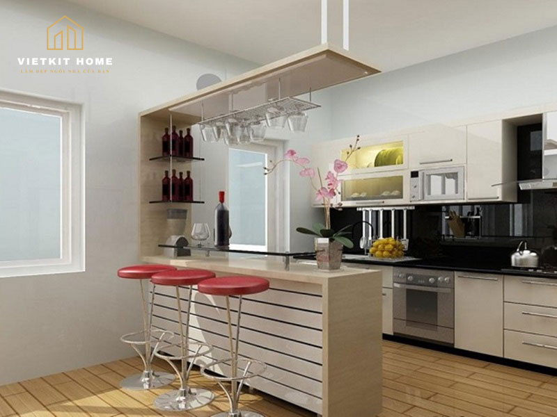 4tu-bep-co-quan-bar-mini-vietkithome Vietkit Home chuyên làm tủ bếp có quầy bar uy tín