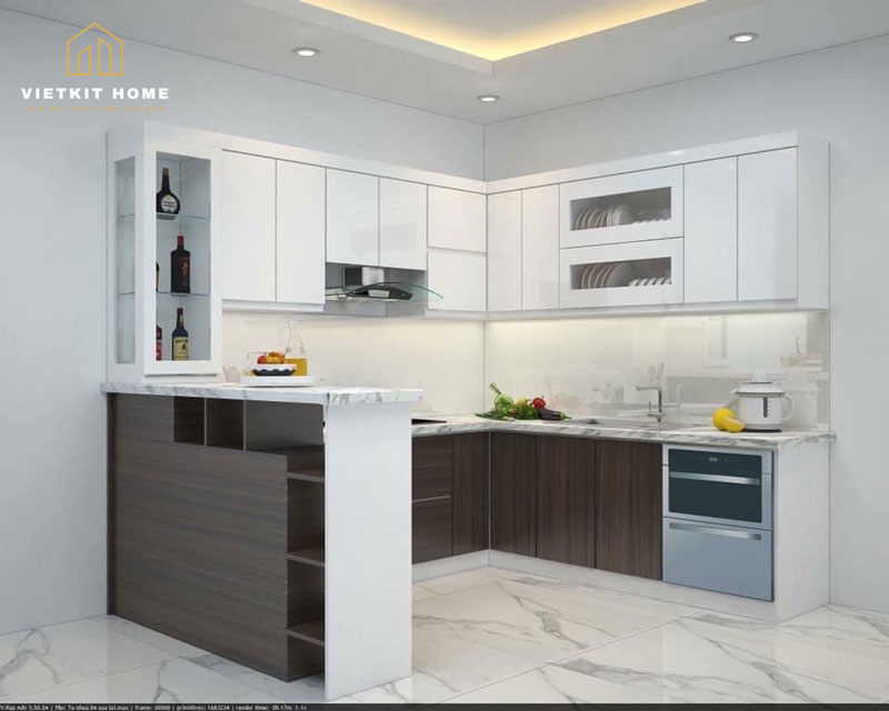 4tu-bep-co-quay-bar-vietkithome Vietkit Home là đơn vị Nội Thất Tủ Bếp chuyên nghiệp và uy tín