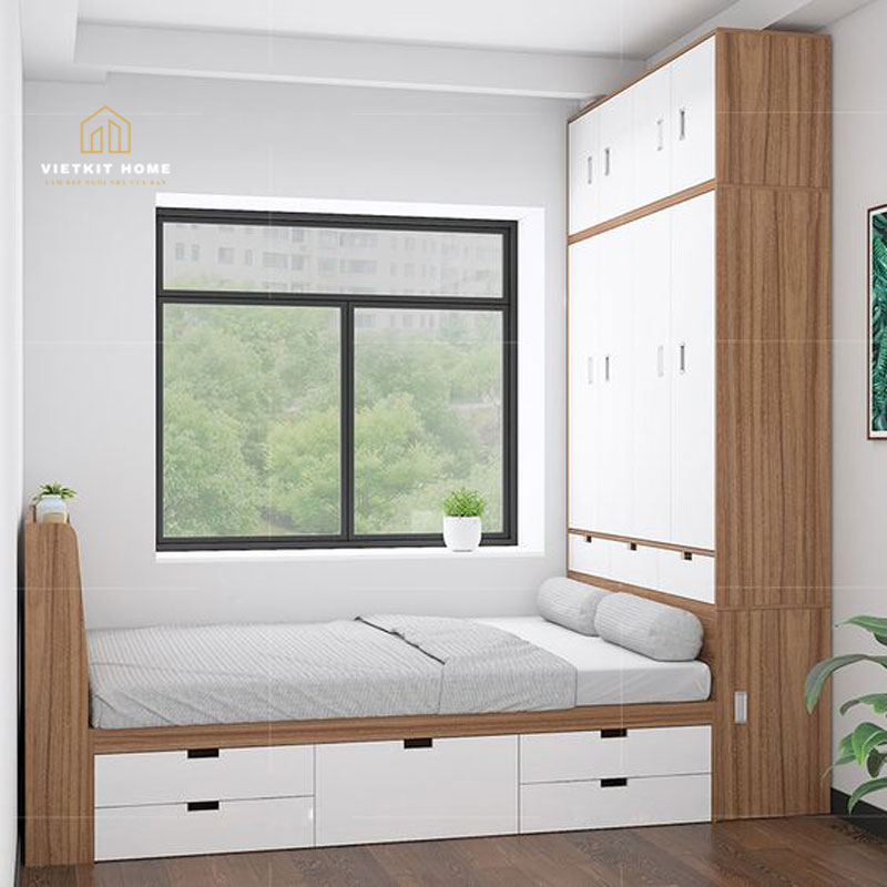 mau-giuong-tu-quan-ao-lien. Nội Thất Vietkit Home chuyên thiết kế và thi công, phòng ngủ,giường ngủ đẹp. chất lượng.