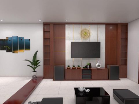 Vietkit Home- Đon vị thiết kế và thi công phòng khách đẹp, uy tín