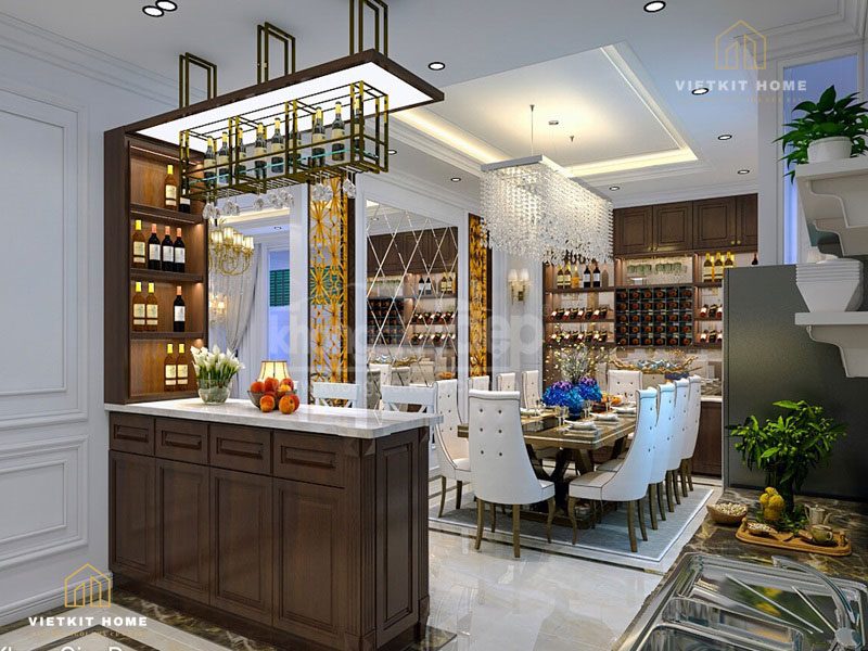 Vietkit Home làm Tủ Quầy Bar đẹp giá rẻ tại Hà Nội