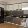 Tủ Bếp Inox Cánh Kính Cường Lực- Vietkit Home