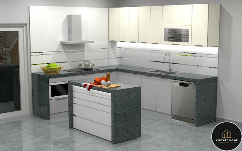 2tu-bep-inox-canh-kinh-vietkithome Tủ Bếp Inox Cánh Kính Cường Lực- Vietkit Home
