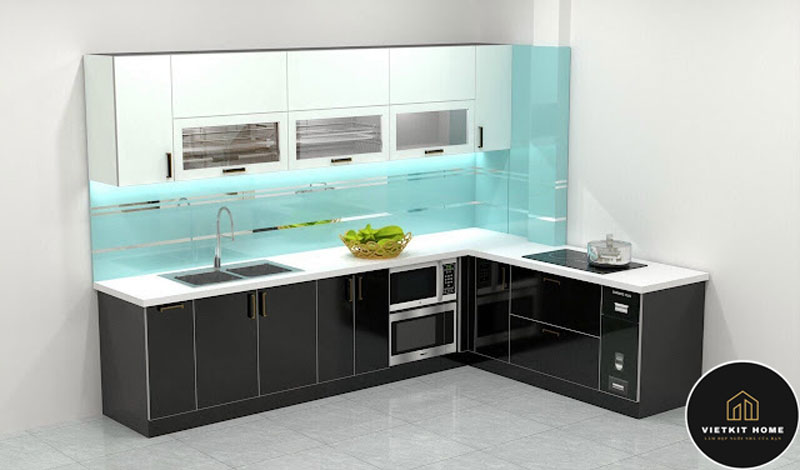 3tu-bep-inox-canh-kinh-vietkithome Tủ Bếp Inox Cánh Kính Cường Lực- Vietkit Home