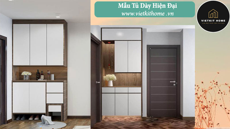 8mau-tu-day-hien-dai-2022-vietkithome Mẫu Tủ Giày Hiện Đại giá rẻ 2022- Vietkit Home