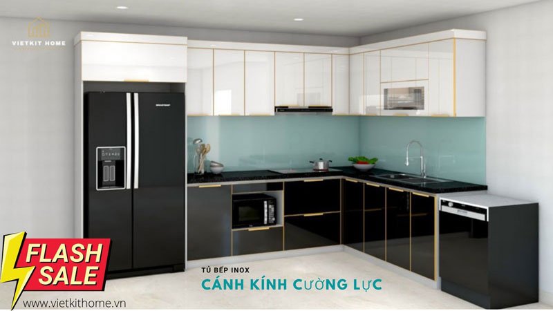 -tu-bep-inox-khuyen-mai-cuoi-nam-2021-vietkithome Làm tủ bếp Inox cánh kính giá tốt nhất Hà Nội- Vietkit Home