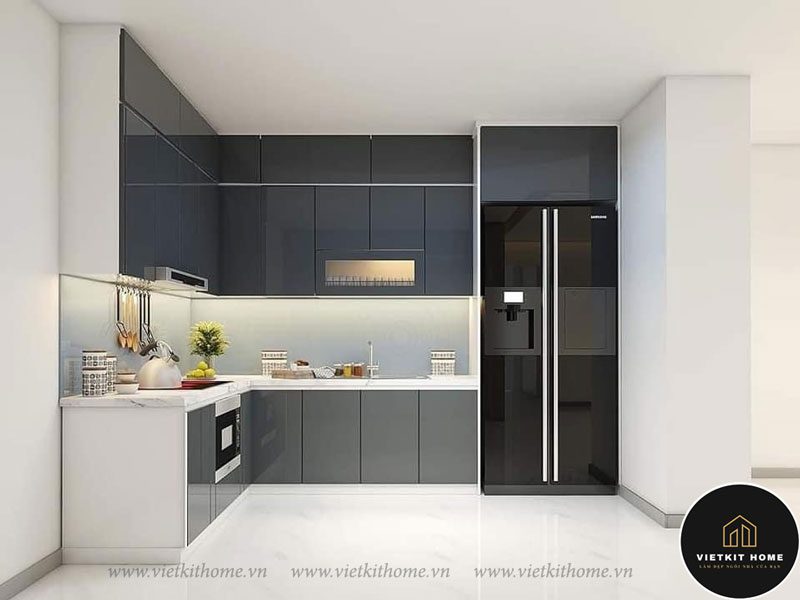 Vietkit Home Thiết Kế-Thi Công Tủ Bếp Hiện Đại T10/2021