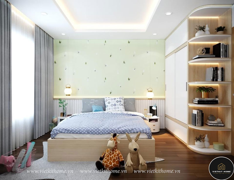 Phong-ngu-xinh-full-noi-that-vietkithome Combo Phòng ngủ đẹp giá rẻ- Vietkit Home