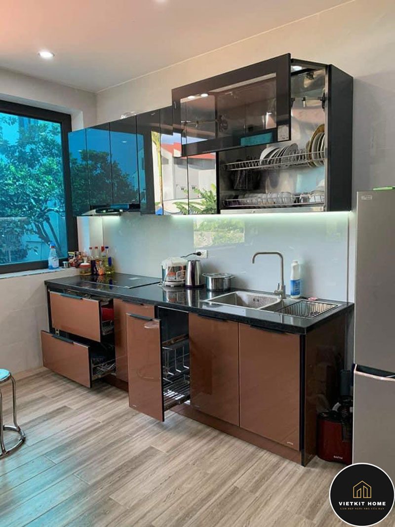 thiet-ke-tu-bep-inox-vietkithome Vietkit Home Thiết Kế-Thi Công Tủ Bếp Hiện Đại T10/2021