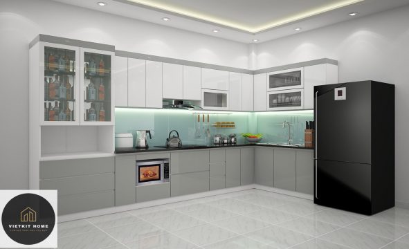 Vietkit Home làm tủ bếp Picomat tại 9B/88 Hoàng Như Tiếp Long Biên