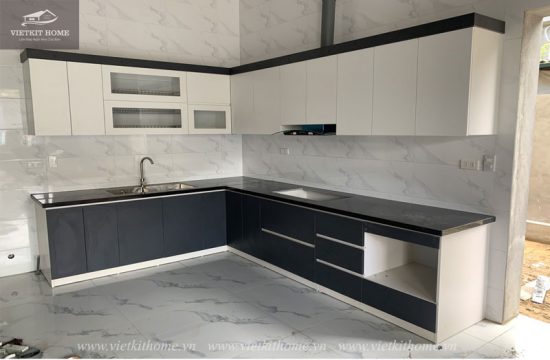 Làm Tủ Bếp tại Mỏ Thổ Minh Đức Việt Yên Bắc Giang Cho Nhà Mr. Hiếu