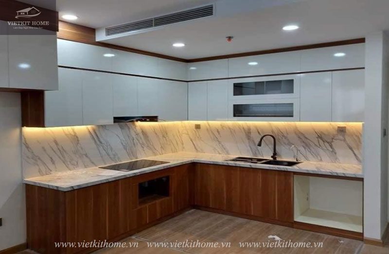 Làm tủ bếp giá rẻ tại Long biên Hà Nội