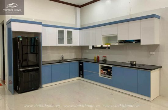 Làm tủ bếp giá rẻ tại Long biên Hà Nội-Vietkit Home
