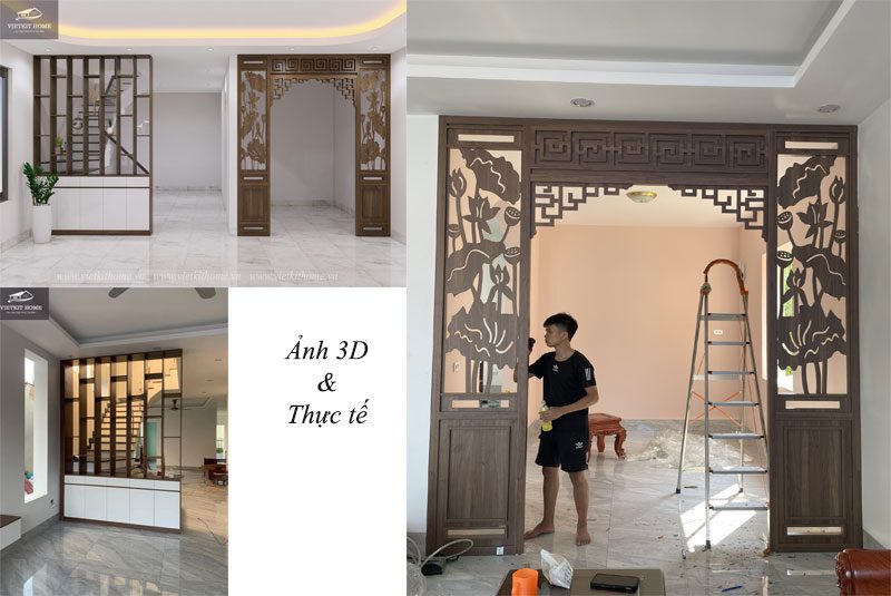 Thiết Kế-Thi Công Nội Thất tại Minh Đức Việt Yên Bắc Giang gia đình Anh Viên Chị Gắng