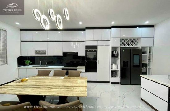 Tủ bếp Acrylic bóng gưởng 2022-Vietkit Home