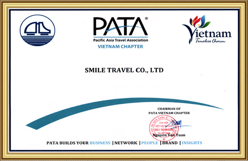 Giấy chứng nhận thành viên hiệp hội Châu Á Thái Bình Dương – Smile Travel