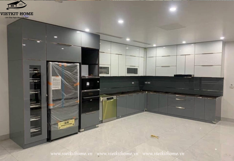 Vietkit Home chuyên làm Tủ Bếp Inox Đẹp giá rẻ