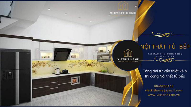 Nội thất tủ bếp Đông Triều Quảng Ninh -Vietkit Home Quảng Ninh