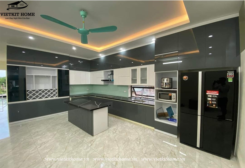 Vietkit Home chuyên làm Tủ Bếp Acrylic Đẹp giá rẻ