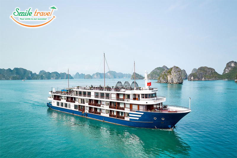 Overview-Aqua-of-the-Seas-Smiletravel-dulichnucuoi du thuyền hạ long 4 sao