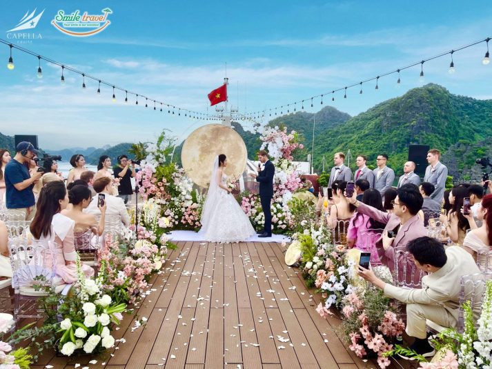 feedback khách đoàn đám cưới du thuyền Smile travel