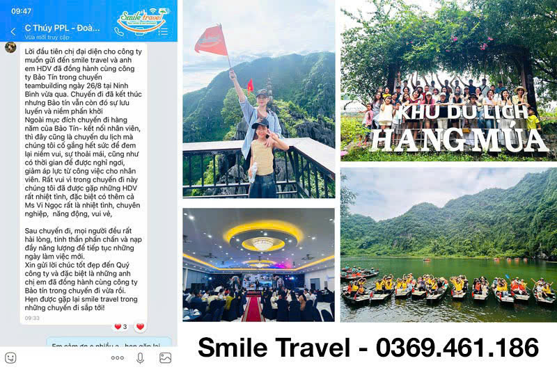 feedback khách đoàn tour ninh bình2
