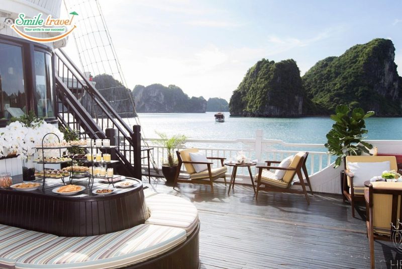 hera-grand-luxury-cruise-smiletravel-dulichnucuoi du thuyền hạ long 4 sao