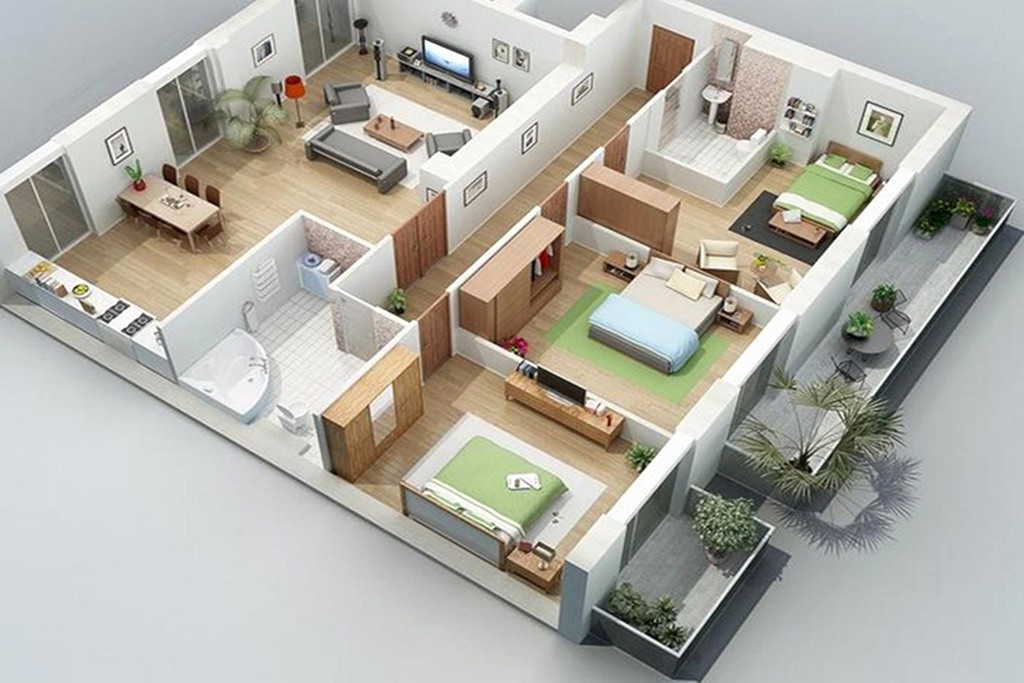 nội thất nhà cấp 4